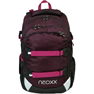 Abbildung von neoxx Schulrucksack &quot;Active, Crazy in Mesh&quot;, reflektierende Details, aus recycelten PET Flaschen