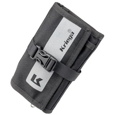 Abbildung von Kriega Stash Wallet (Geldbörse/Brieftasche) mit Gurtschlaufe schwar