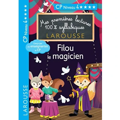 Abbildung von Premières lectures syllabiques Filou, le magicien, niveau 4: CP 4