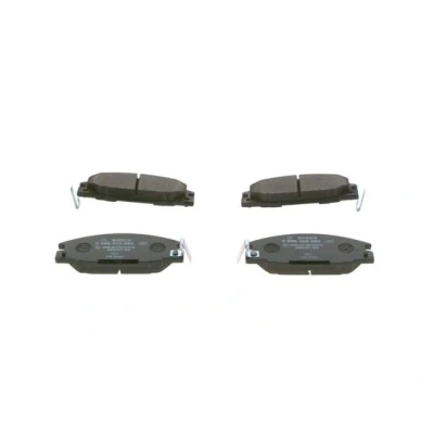 Abbildung von BOSCH 0 986 460 960 Bremsbelagsatz Low Metallic mit akustischer Verschleißwarnung OPEL: Frontera A SUV, Sport SUV Cabrio, Campo