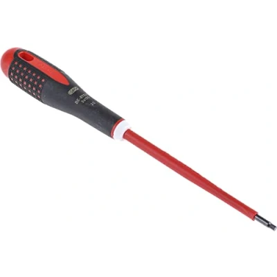 Abbildung von BAHCO ERGO LAUS Schraubendreher BE 8703SUnbrako® Kerbe 3,0mKlinge 75mm, Griff 20x122Gesamtlänge 197mm