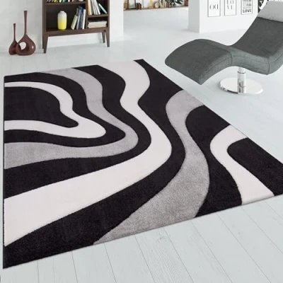 Abbildung von Paco Home Läufer &quot;Diamond 760&quot;, rechteckig, Teppich Läufer, Kurzflor, 3D Design, modernes Wellen Muster