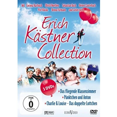 Abbildung von Erich Kästner Collection Das fliegende Klassenzimmer, Pünktchen und Anton, Charlie &amp; Louise (3 DVDs)