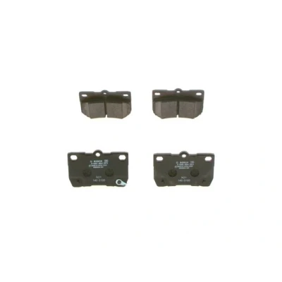 Abbildung von BOSCH 0 986 494 253 Bremsbelagsatz Low Metallic mit akustischer Verschleißwarnung LEXUS: IS 2, GS III, C