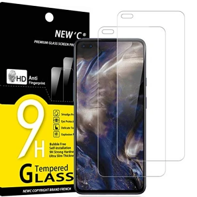 Abbildung von NEW&#039;C 2 Stück, Panzer Schutz Glas für OnePlus Nord, Frei von Kratzern, 9H Härte, HD Displayschutzfolie, 0.33mm Ultra klar, Ultrabeständig