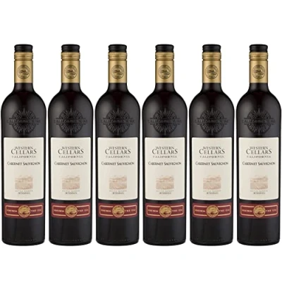 Abbildung von Western Cellars Rotwein, Cabernet Sauvignon aus Kalifornien (6 x 0.75 l)