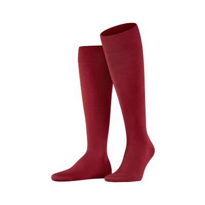 Abbildung von Falke Climawool Business &amp; Casual Kniestrümpfe scarlet, Herren, Größe: 41/42, Scarlet