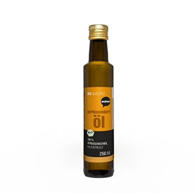 Abbildung von Wohltuer BIO Aprikosenkernöl kaltgepresst 250ml Intensive Hautpflege 100% Naturkosmetik Vitamin E für die Haut