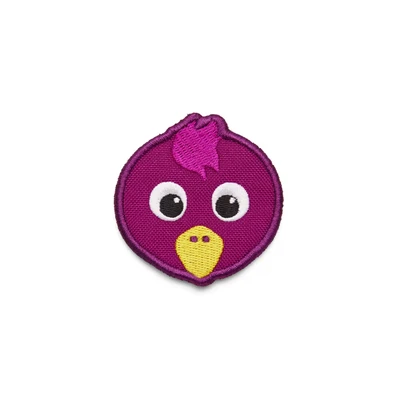 Abbildung von Affenzahn Klett Badge Vogel Lila