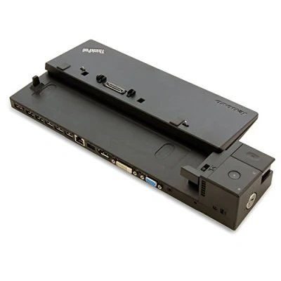 Abbildung von Lenovo 04W3948 USB 2.0 Dockingstation schwarz (Dockingstation, 2.0, 10,100,1000 Mbit/s, Lenovo, T440, T440s, L540, T440p, T540p, L450, X240,