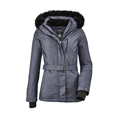 Abbildung von Killtec Damen Wasilla WMN Ski Jckt I Funktionsjacke Mit Abzippbarer Kapuze Und Schneefang, Denim, 36