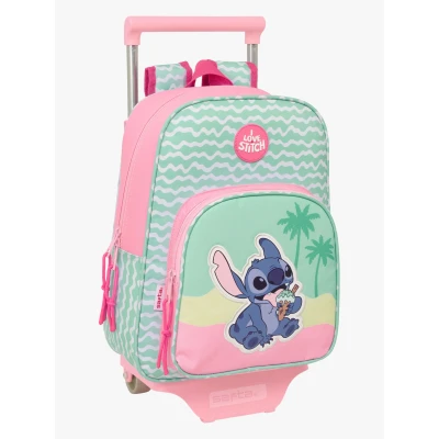 Abbildung von safta Stitch Ice Cream Kinderrucksack mit Trolley 705, ideal für Kinder unterschiedlichen Alters, bequem und vielseitig, Qualität Stärke, 26 x 11 34 cm, Rosa, M, lässig, Casual