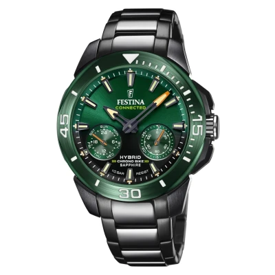 Abbildung von Festina Connected Uhr, Herren, Größe: One Size, Green