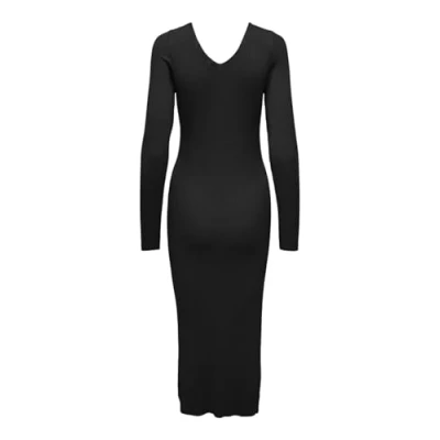 Abbildung von ONLY Onljulie LIFE V NECK Dress Etuikleid, Damen, Größe: XL, Black