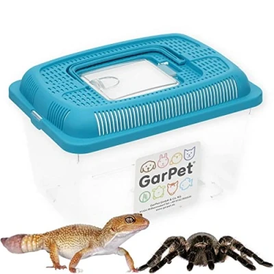 Abbildung von GarPet Faunabox Transport Quarantäne Box Tierbeobachtung Urzeitkrebse Triops Heimchen Fauna Insektenbox Amphibien Faunarium Gr. M