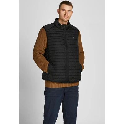 Abbildung von Jack &amp; Jones Jjemulti Bodywarmer Collar Weste, Herren, Größe: 5XL, Black