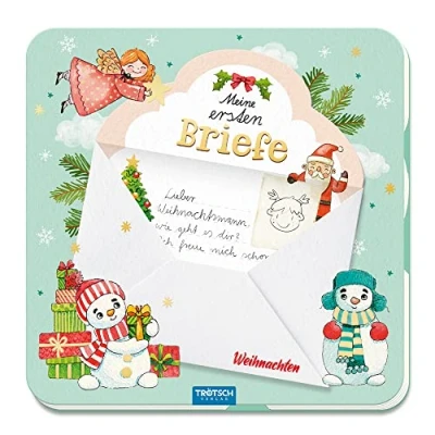 Abbildung von Trötsch Meine ersten Briefe Weihnachten Briefpapierbuch Wunschzettelbuch: Kinder Geschenke Briefpapier Geschenkidee Weihnachtsmann