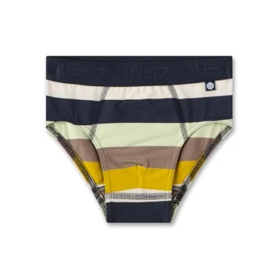 Abbildung von Sanetta Jungen Shorts (Doppelpack) Blau Hochwertige und nachhaltige Unterhose für aus Bio Baumwolle. Inhalt: 2er Set Unterwäsche 116