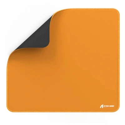 Abbildung von ATTACK SHARK CM02 Esports Gaming Mauspad, Großes Mauspad Mit Wasserabweisender Beschichtung, Stark Strukturierte, Glatte Bedienoberfläche, rutschfeste Gummiunterseite, 450 x 400 4 mm Orange