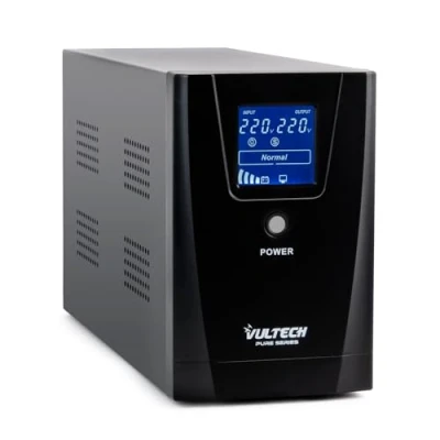 Abbildung von Vultech ups 1000VA Pure Line Interactive mit Reiner Sinuswelle und LCD