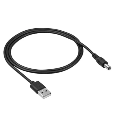 Abbildung von AKYGA AK DC 01 USB Kabel Stecker 5.5x2.1mm Adapter 5V Ladekabel 80cm