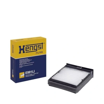 Abbildung von HENGST FILTER E991LI Innenraumfilter Pollenfilter 201 176 51 VOLVO: V40 Kombi, S40 I, MITSUBISHI: Space Star, Carisma Schrägheck, Limousine