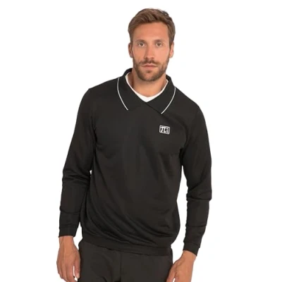 Abbildung von Jay PI Sweatshirt FLEXNAMIC®, Golf, Polokragen schwarz 3XL 811691130