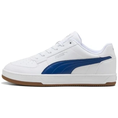 Abbildung von Puma Caven Unisex Sneaker low, Größe: 38, White/clyde royal Hochwertiges lederimitat