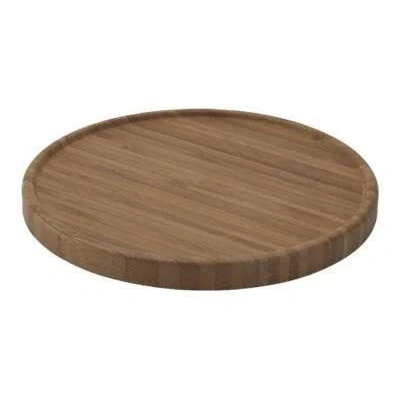Abbildung von Bredemeijer runder brauner Untersetzer aus Holz Ø 18 cm für Teekannen