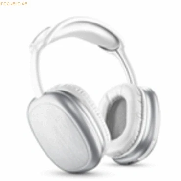 Abbildung von Music Sound Bluetooth Kopfhörer MAXI2 on Ear 5.0 Play Time 22h Charging 1,5h Integriertes Mikrofon Bedienelemente am Pavillon und verstellbarem Kopfband, weiße Farbe