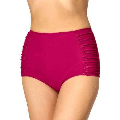 Abbildung von Merry Style Damen Bikinislip MS10 119 Bikinihose Bauch Weg Effekt (Magenta (4140), 38)