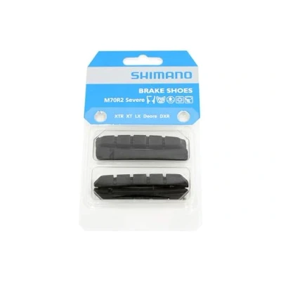 Abbildung von Bremsgummi Shimano XTR / XT LX Deore DXR M70R2 (+1mm) 2 X Satz