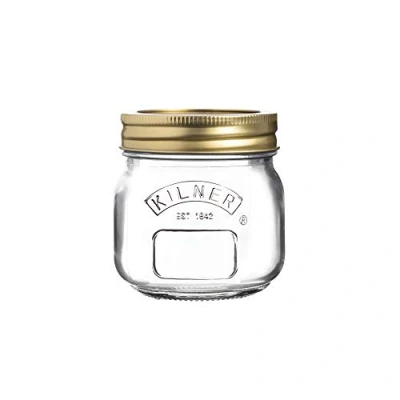 Abbildung von KILNER Einmachglas 250ml Einmachgläser mit Schraubdeckel zum Aufbewahren und Konservieren gesunder Lebensmittel 100% dicht Spülmaschinengeeignet ideal Einkochen von Marmelade