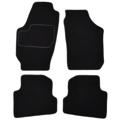 Abbildung von MAMMOOTH A041 SKO25 PRM 01 Fußmattensatz Textil vorne und hinten 4 schwarz SKODA: Fabia 2 Combi, Schrägheck