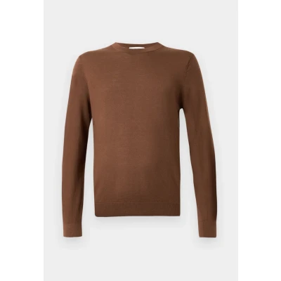 Abbildung von Selected Homme Slhtray CREW NECK Strickpullover, Herren, Größe: Large, Soft silt