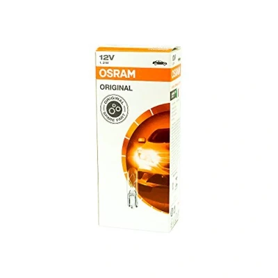 Abbildung von 10x OSRAM GLÜHBIRNEN 12V 1,2W W2 x 4.6d INSTRUMENTENBELEUCHTUNG ANZEIGELAMPE