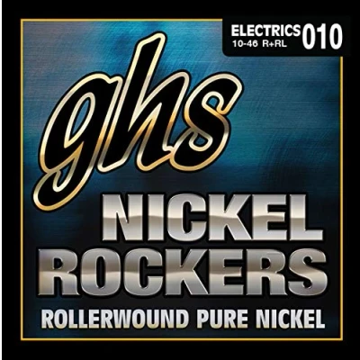 Abbildung von GHS Nickel Rockers R+RL Electric Guitar String Set, Light, .010 .046