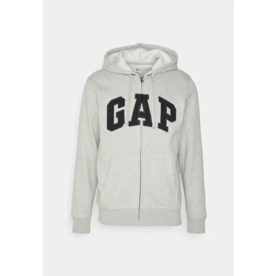 Abbildung von GAP ARCH Sweatjacke, Herren, Größe: XS, Light heather grey