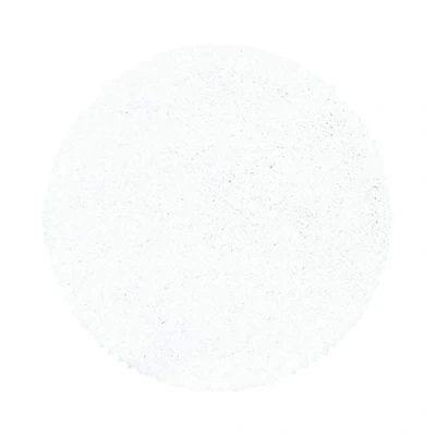 Abbildung von Carpetsale24 Shaggy Hochflor Teppich Wohnzimmer 120 cm Rund Weiß Modern Flauschiger Extra Weich, Pflegeleicht und Einfarbig Ideal als für Schlafzimmer, Esszimmer Küche
