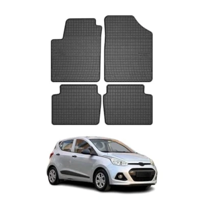 Abbildung von OMAC Gummi Fußmatten kompatibel mit Hyundai i20 2007 2013 Automatten Schwarz 4tlg