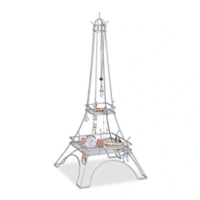 Abbildung von relaxdays Schmuckständer Eiffelturm, Silber