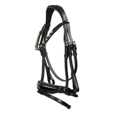 Abbildung von Hb Trense Showtime Special Schwarz Gold Pony