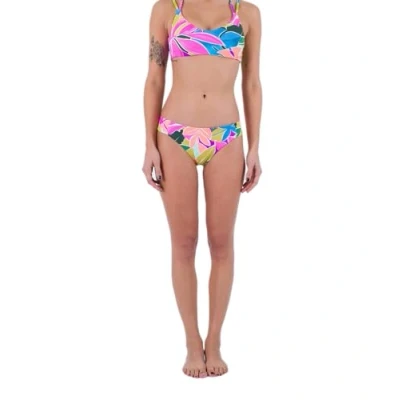 Abbildung von Hurley Damen Max Insel Full Tab Side Bottom Bikinihöschen, Isla Multi, S