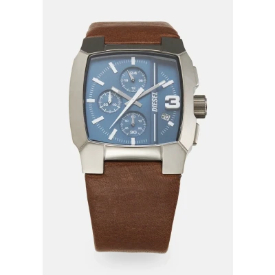 Abbildung von Diesel Cliffhanger Watch Chronograph, Herren, Größe: One Size, Brown/dark blue