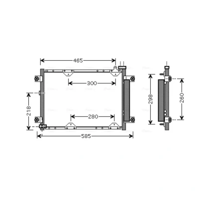 Abbildung von Kondensator, Klimaanlage AVA COOLING SZ5075D