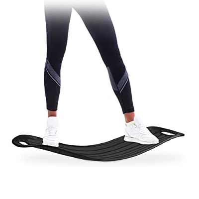 Abbildung von relaxdays Wippbrett Twist Board für Balancetraining, Schwarz