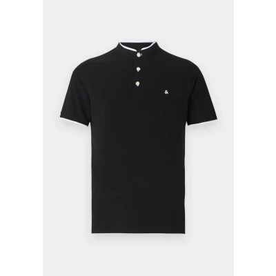 Abbildung von Jack &amp; Jones Epaulos MAO SS NOOS Tshirt basic, Herren, Größe: XS, Schwarz