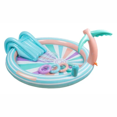 Abbildung von Swim Essentials Abenteuer Pool Regenbogen 183 x 150 cm