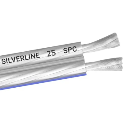 Abbildung von Oehlbach Silverline SP 25 Stereo HI FI Lautsprecherkabel Boxenkabel mit SPOFC (versilbertes Kupfer) 2x2,5mm² Mini Spule Lautsprecher Kabel 6m