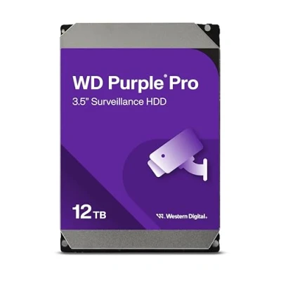 Abbildung von Western Digital 12 TB WD Purple Pro Festplatte, Smart Video Lösungen, mit AllFrame Technologie